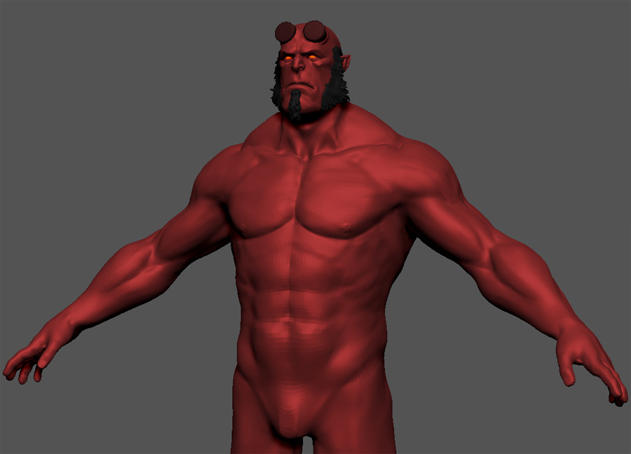 Hellboy nude - 🧡 The Big ImageBoard (TBIB) - 5 fingers abs against wall ba...